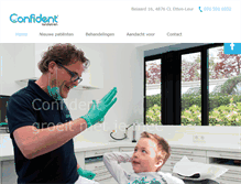 Tablet Screenshot of confidenttandartsen.nl